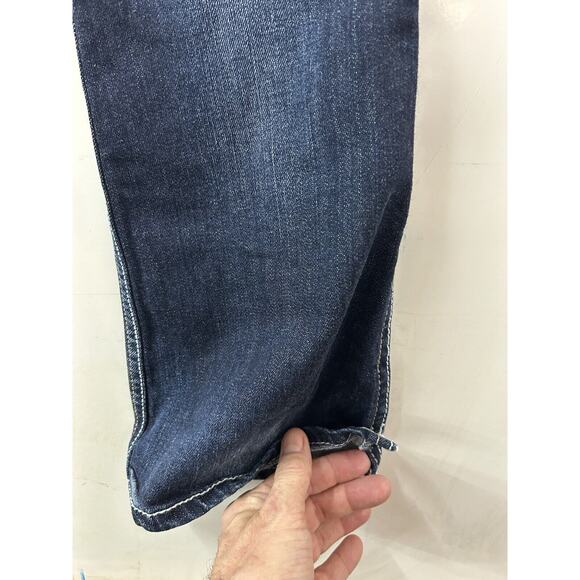 Maurices Jeans‎ Straight Leg Mid Rise Stretch Women's Size 5/6 Thick Stitch - Picture 14 of 15